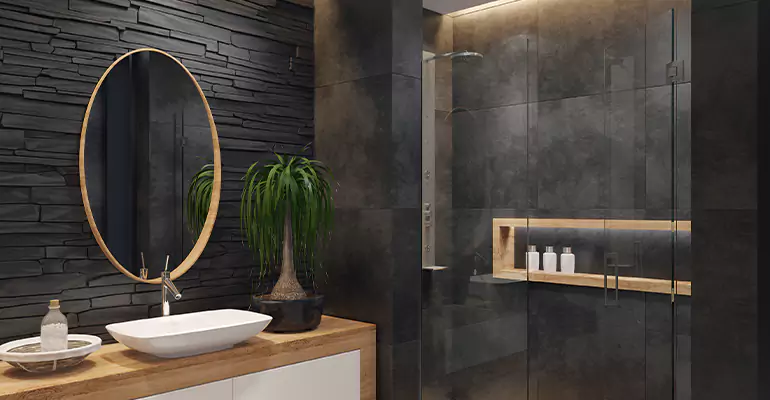 Bathroom Floor Tile Remodel in Atascadero