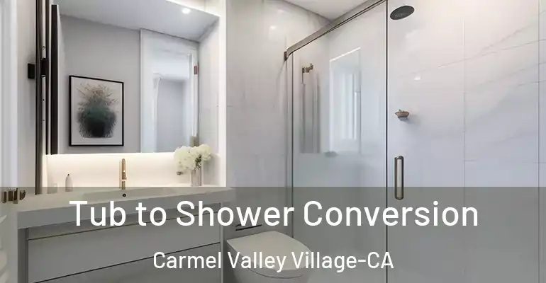inner Bathroom imggen Tub to Shower Conversion Carmel Valley Village-CA